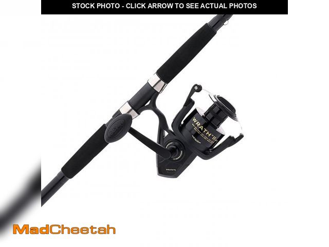 Lot 74-12242469 - *SEE DETAILS* PENN 12' Wrath II Fishing Rod and Spinning Reel Combo, Size 8000, Heavy Power, Moderat...