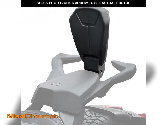 Lot 74-12119680 - POKIAUTO Foldable Passenger Backrest for Can-Am Ryker, Soft Passenger Back Rest with Cast Aluminum M...