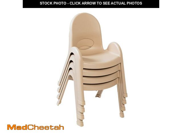 Lot 74-12694331 - Angeles Value Stack Kids Chairs, 4 Pack, Preschool/Playroom/Homeschool Furniture, Flexible Seating C...