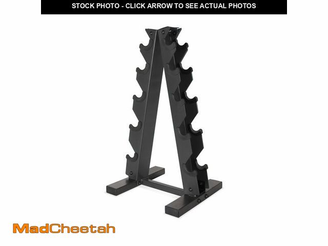 Lot 74-13800394 - CAP A-Frame Dumbbell Hand Weight Vertical Storage Rack - Carbon - USED