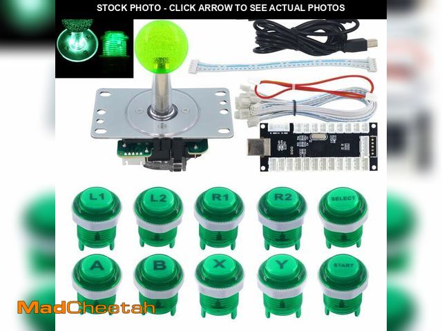 Lot 74-14431830 - SJ@JX Arcade Game LED DIY Kit Mechanical Keyboard Switch Arcade LED Button LED Joystick Controller Z...