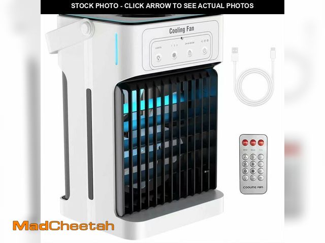Lot 74-14384190 - Portable Air Conditioners, Upgraded Motor Evaporative Air Cooler with Remote, 3 Speeds &amp; 3 Mist,...