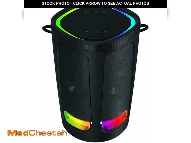 Lot 74-14307389 - Altec Lansing Soundbucket XL - Waterproof Bluetooth Speaker with Customizable LED Lights, Qi Wireles...