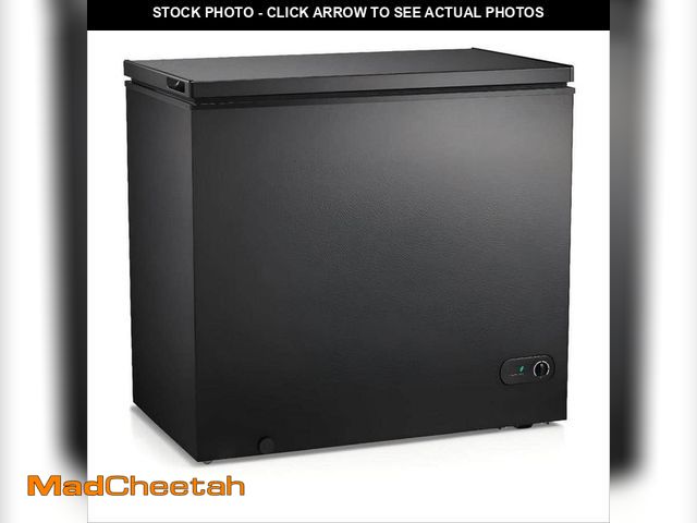 Lot 74-13662564 - COWSAR 32 in. W 7.0 cu. ft. Manual Defrost Chest Freezer with Adjustable Temperature Controls in Bla...