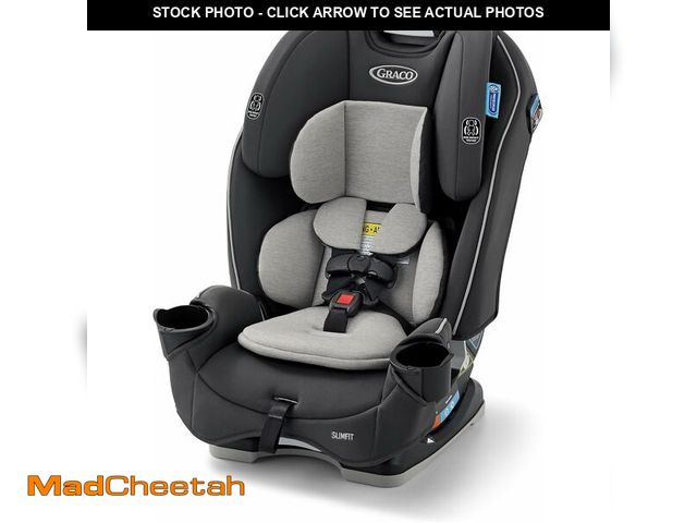 Lot 74-13582370 - Graco Slimfit 3 in 1 Convertible Car Seat | Slim &amp; Comfy Design Saves Space in Your Back Seat, D...