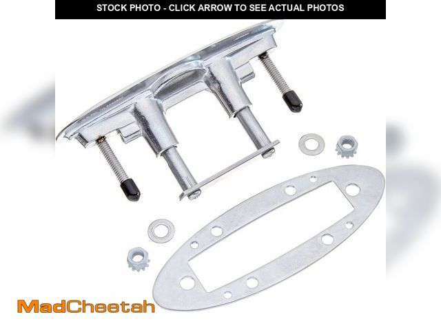 Lot 74-12667969 - Attwood 66516-1 Retractable Low-Profile Stainless Steel Marine Boat 7-Inch Neat Cleat (66516-7) - UN...