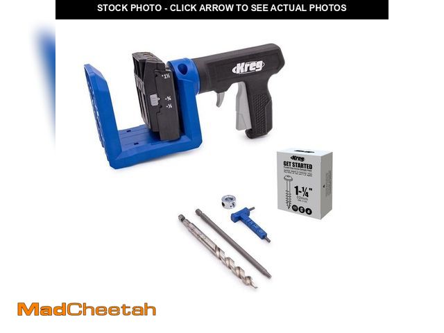 Lot 74-13691917 - *DUSTY/MISSING DRILL BIT AND ATTACHMENT* Kreg Pocket-Hole Jig 520PRO *DUSTY/MISSING DRILL BIT AND AT...