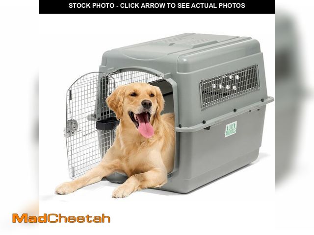 Lot 74-13087197 - Petmate Sky Kennel - For Air and Travel, Airline Compliant Dog Crate for Pets up 70-90 lbs, Heavy Du...
