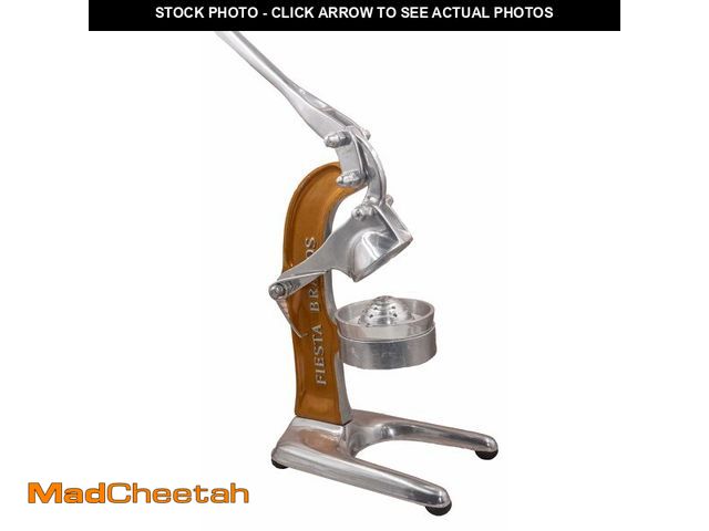 Lot 74-13572989 - Orange Hand Press Exprimidor Citricos Mexican Juicer Vintage Style Kitchen Countertop Orange and Lem...