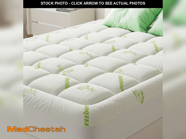 Lot 74-13786003 - Sweetcrispy Ultra Soft Mattress Topper, Viscose Derived from Bamboo, Thick Pillow Top Mattress Pad w...