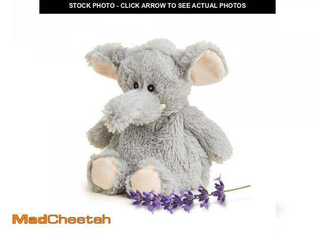 Lot 74-12389521 - warmies Microwavable &amp; Weighted Stuffed Animals, Gray Elephant - Heated Stuffed Animal Plushie f...