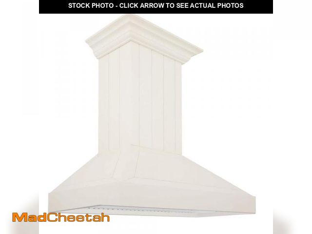 Lot 74-12519482 - (CHIMNEY PIECE ONLY, MISSING RANGE HOOD) ZLINE Kitchen and Bath 30 in. 400 CFM Ducted Vent Wall Moun...