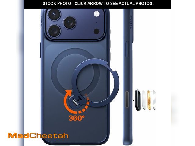 Lot 74-13720625 - TORRAS Q3 Spin for iPhone 17 Pro Max Case with 360 Magnetic Stand, Camera Control, Fit for MagSafe, ...