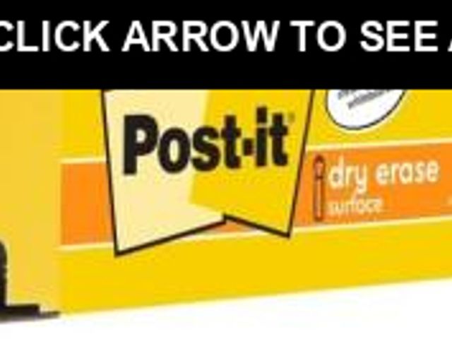 Lot 74-12141374 - Post-it Dry Erase Whiteboard Film Surface for Walls, Doors, Tables, Chalkboards, Whiteboards, and Mo...