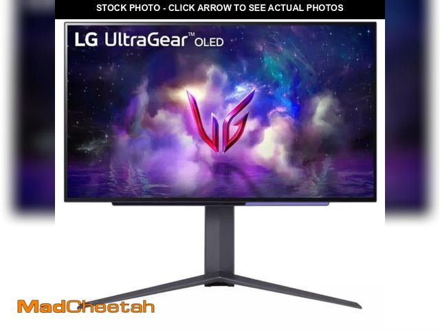 Lot 74-12590481 - LG 27 Inch UltraGear OLED QHD 240Hz G-Sync HDR True Black Gaming Monitor - UNUSED
