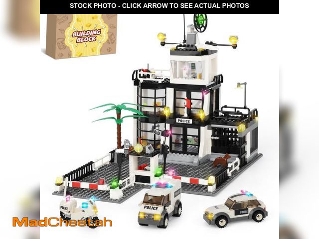 Lot 74-12314283 - TOY PLAYER City Police Station Building Set - 631pcs - Compatible with Lego City Police Station, Toy...