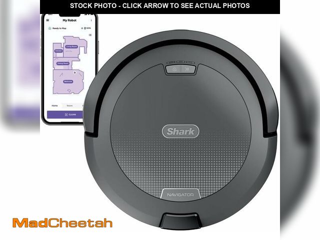 Lot 74-13836261 - Shark Navigator Robot Vacuum with SmartPath Navigation and Self-Cleaning Brushroll, Powerful Suction...
