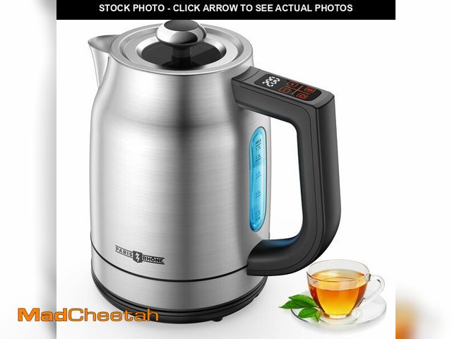 Lot 74-13960006 - Electric Kettle Temperature Control, 1.7L 1500W Electric Tea Kettle with 13 Temperature Settings, St...
