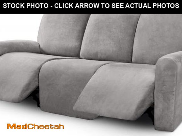Lot 74-11558126 - ULTICOR Velvet 8-Pieces Recliner Sofa Covers Stretch Reclining Couch Covers for 3 Cushion Reclining ...