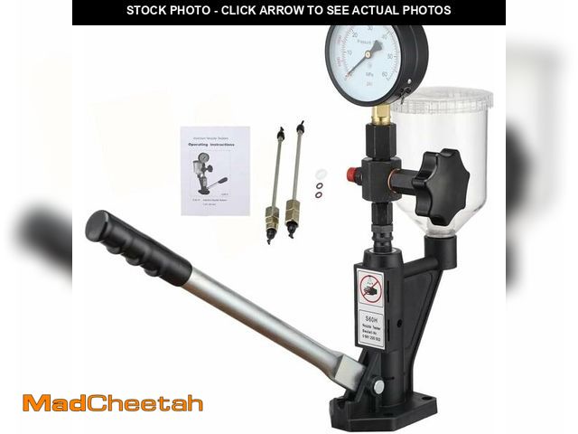 Lot 74-13475126 - NICCOO 600Bar Diesel Injector Tester 8700PSI Diesel Fuel Injector Nozzle Tester with Dual Scale Gaug...