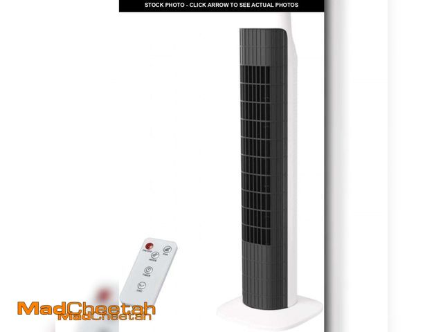 Lot 74-11802860 - Uthfy Tower Fan for Bedroom, Fans That Blow Cold Air, 80 degree Oscillating Fan with Remote, 7.5H Ti...