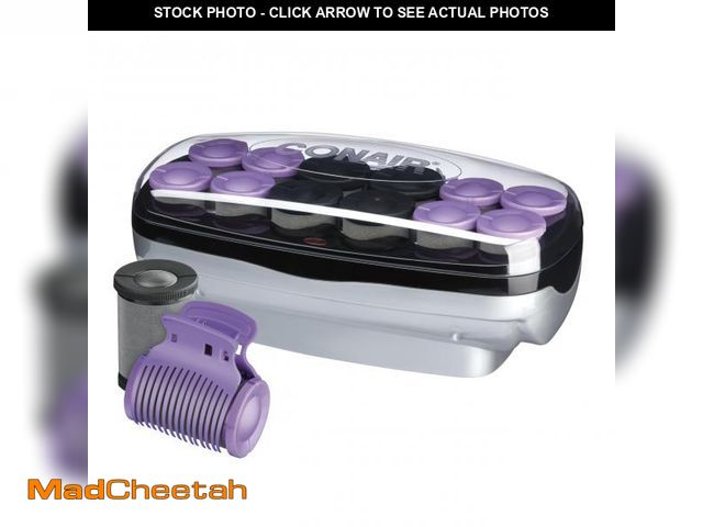 Lot 74-12214559 - Conair Hot Rollers Hair Curlers for Long, Medium and All Hair | Heated Rollers with Roller Clips Inc...