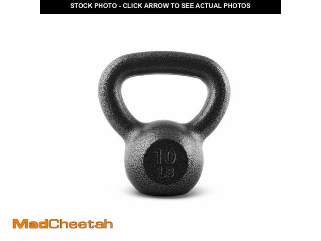 Lot 74-13767164 - CAP Barbell Black Cast Iron Kettlebell | 10 Pounds - UNUSED