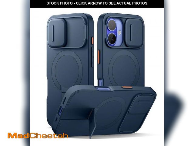 Lot 74-12221127 - SURITCH for iPhone 16 Case with Magnetic Camera Slide Cover and Adjustable Kickstand, Compatible wit...