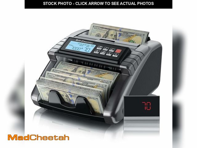 Lot 74-12604969 - LOLARAN AL1000 Money Counter Machine with Value Counting, Support Dollar and Euro, UV, MG, MT, IR, D...