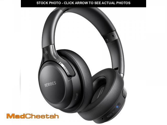 Lot 74-12538001 - BERIBES Bluetooth Headphones Over Ear, 65H Playtime and 6 EQ Music Modes Wireless Headphones with Mi...