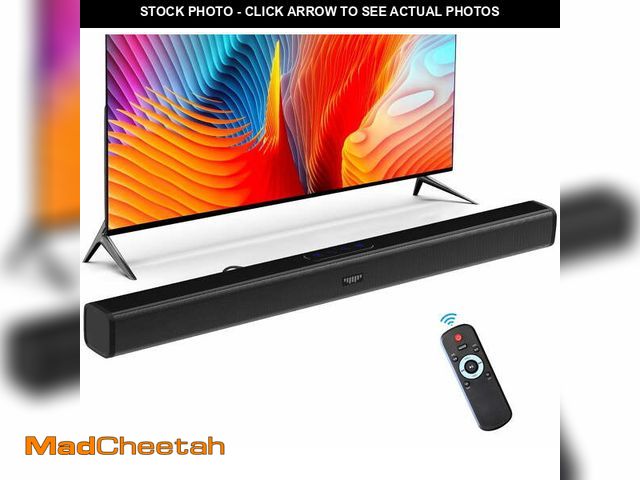Lot 74-12765984 - Kivdit Sound Bar for TV,Bluetooth 5.3 Soundbar with Subwoofer,Surround Sound System for TV Speaker -...