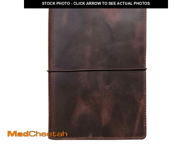 Lot 74-13572637 - newestor Travelers Notebook Cover with Inner Pockets, Card Slots and Pen Holder, A5 Size, Dark Brown...