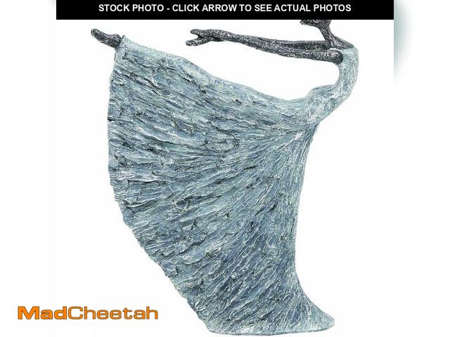 Lot 74-12827688 - Deco 79 Polystone Dancer Decorative Sculpture Home Decor Statue, Accent Figurine 12" x 3" x 16", Gra...