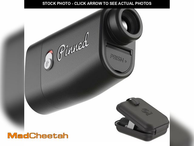 Lot 74-10057437 - Pinned The New Prism Slope Golf Rangefinder | Golf Distance Measuring Device | USB Rechargeable Pinn...