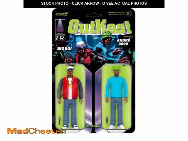Lot 74-12706161 - Super7 Outkast Big Boi and AndrÃÂ© 3000 (ATLiens) - 3.75" Outkast Action Figure with Accessories Hi...