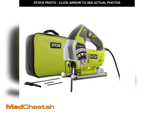 Lot 74-12792312 - Ryobi 6.1 Amp Corded Variable Speed Orbital Jig Saw With SPEEDMATCH Technology - USED