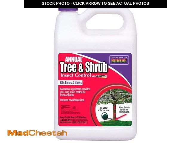 Lot 74-14329052 - Bonide Annual Tree and Shrub Insect Control with Systemaxx, 128 oz. Concentrate, Year Long Protectio...