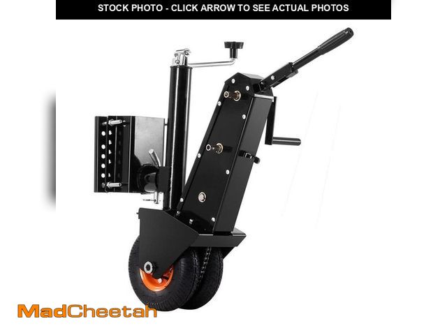 Lot 74-12594909 - SKYSHALO Trailer Dolly, 500 lbs. Tongue Weight Capacity, 13 in.-23.2 in. Height Adjustable Trailer M...