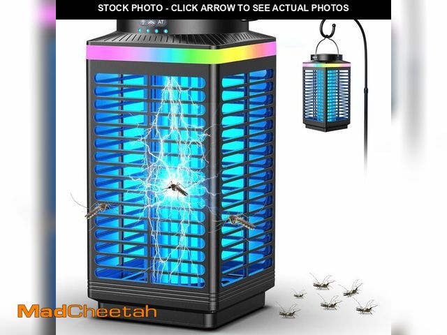 Lot 74-14207054 - Bug Zapper Outdoor Cordless, 4200V Electric Mosquito Zapper with LED Blue Light, 3 in 1 Portable &am...