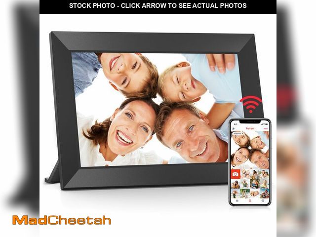 Lot 74-14265158 - BIGASUO Digital Picture Frame, 10.1" Frameo Digital Frame WiFi with 32GB Memory, 1280x800 IPS Touch ...