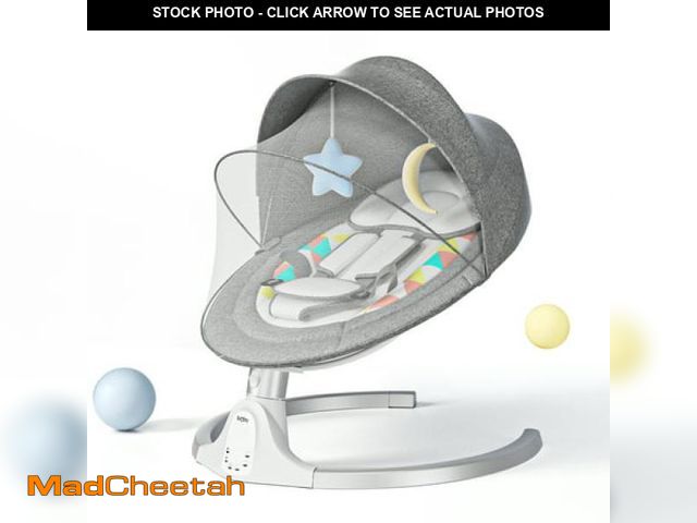 Lot 74-12154741 - Baby Swing for Infants  Unisex Infant Swing Chair with Remote Control  Bluetooth Music &amp; Touch P...
