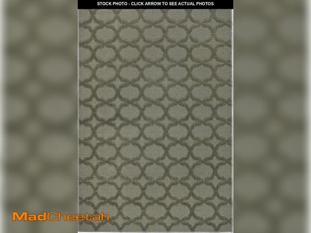 Lot 74-12396688 - Garland Rug Sparta Non Slip Polypropylene 4 Ft. X 6 Ft. Sage Green Area Rug- Ideal for Living Rooms ...