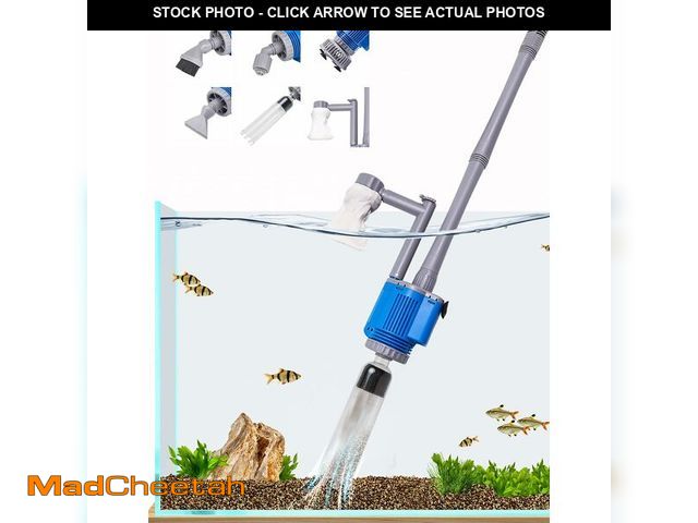 Lot 74-14482102 - UPETTOOLS Aquarium Gravel Cleaner - Electric Automatic Removable Vacuum Water Changer Sand Algae Cle...
