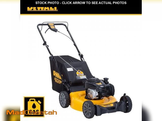 Lot 74-12463528 - DEWALT 21 in. 150cc Briggs and Stratton 625ex Engine Rear Wheel Drive 2-in-1 Gas Self Propelled Walk...