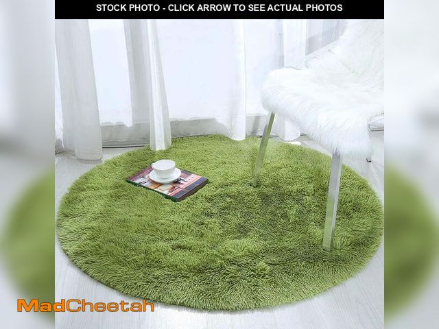 Lot 74-12834804 - LOCHAS Round Fluffy Area Rugs Soft Rug for Living Room Bedroom Kids Nursery Home Decor Shaggy Carpet...