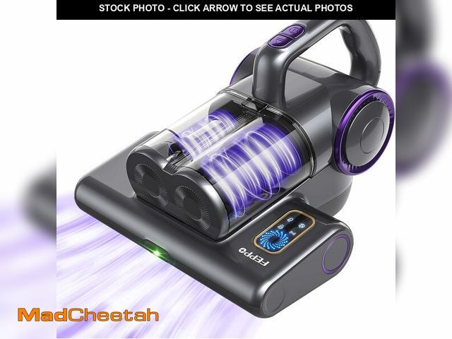 Lot 74-13714649 - FEPPO Mattress Vacuum Cleaner, 16Kpa Bed Vacuum Cleaner with 253.7nm UV-C Light, 140ÃÂ°F Heat, HEPA...