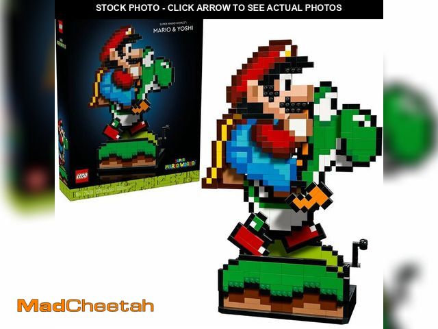 Lot 74-14359011 - LEGO Super Mario World: Mario &amp; Yoshi Building Set for Adults, Ages 18+ - Gift Idea for Birthday...