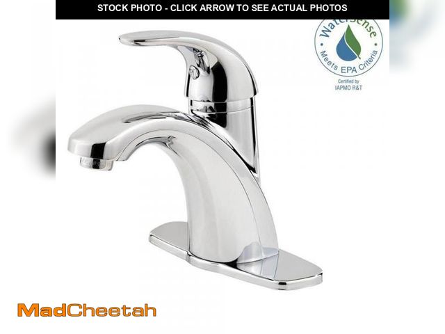 Lot 74-11995080 - Pfister Parisa 4 in. Centerset Single-Handle Bathroom Faucet in Polished Chrome - UNUSED