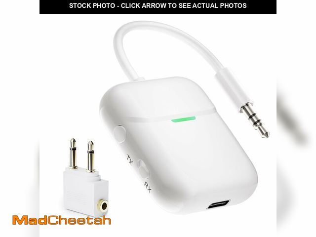 Lot 74-12975984 - Nulaxy Air in-Flight Bluetooth Wireless Audio Transmitter Receiver for up to 2 AirPods &amp; Wireles...