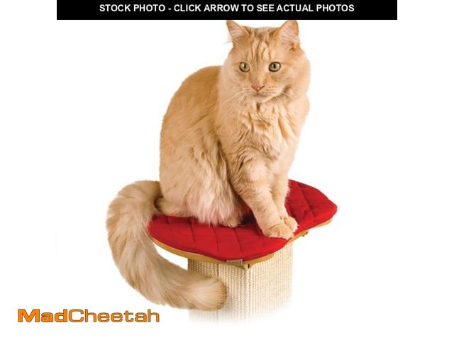 Lot 74-12312997 - SmartCat Perch for The Ultimate Scratching Post, Color-RED - USED